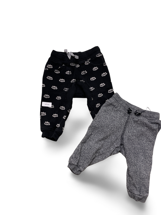 2er Bundle Leggings und Jogginghosen - Gr. 74