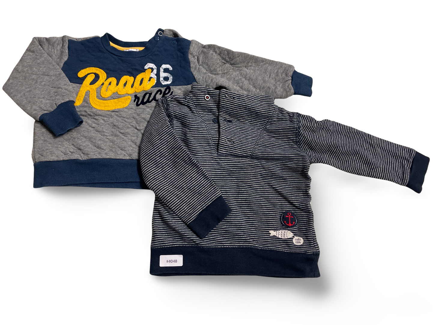 2er Bundle Sweatshirts blau-grau - Gr. 86