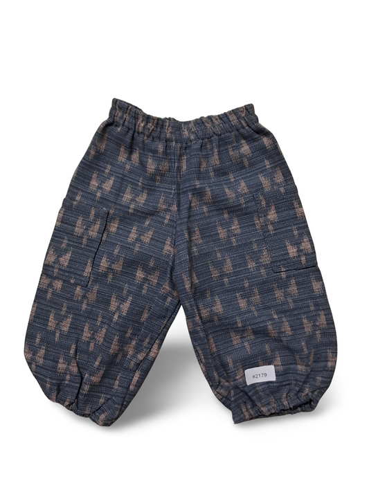 Gemusterte Pumphose mit Taschen - Gr. 74