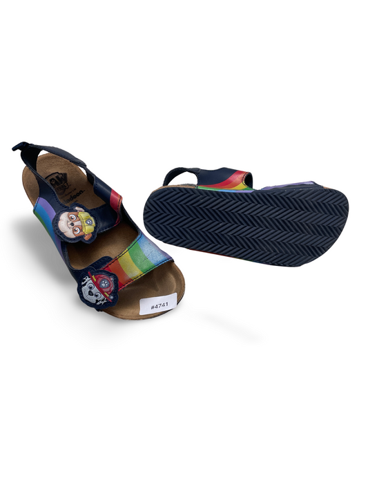 Kinder Sandalen mit Regenbogen und Paw Patrol - Gr. 28