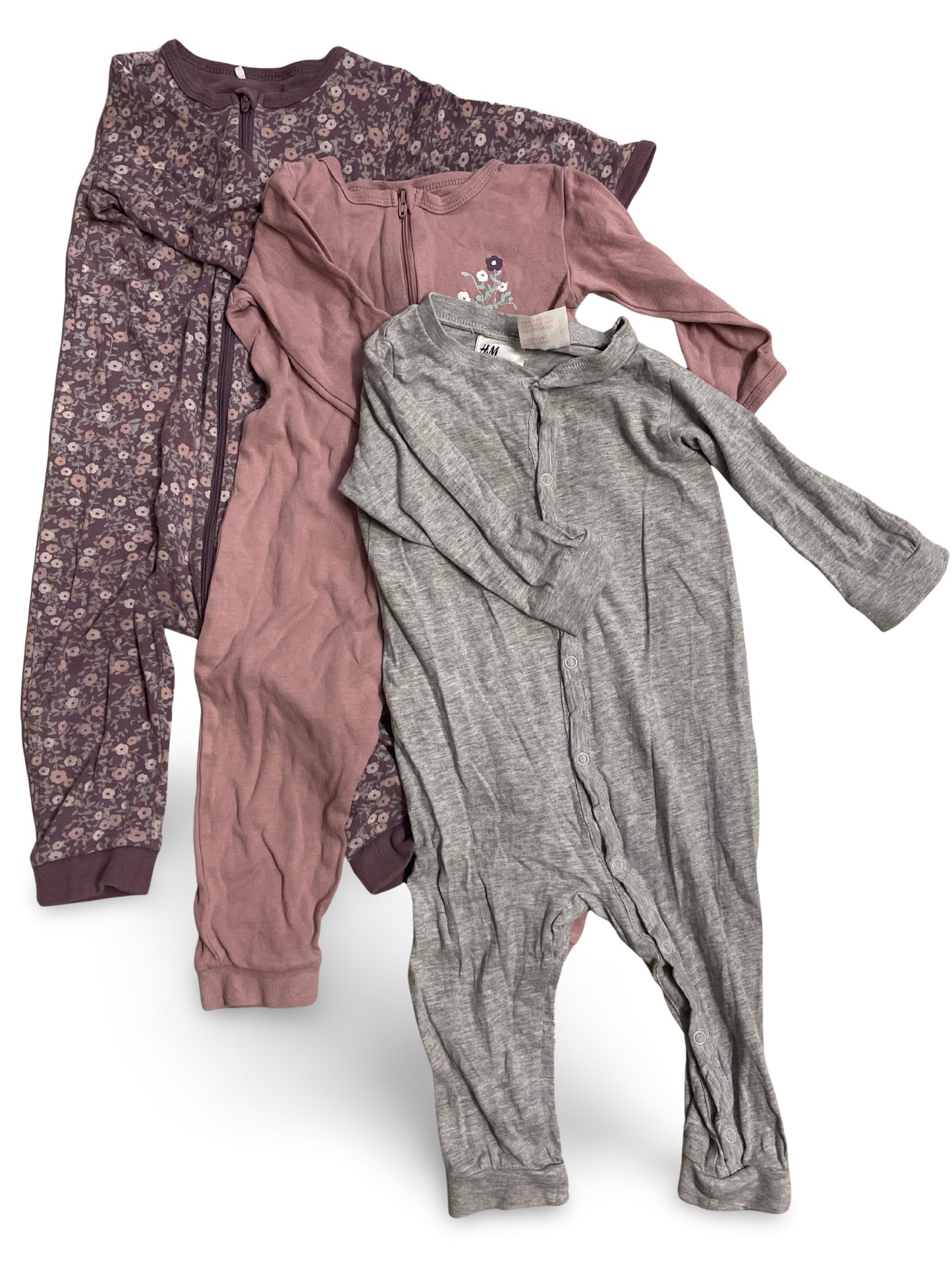 3er Bundle - Strampler lang - Gr. 80