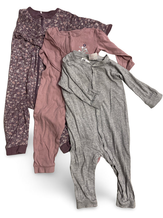 3er Bundle - Strampler lang - Gr. 80