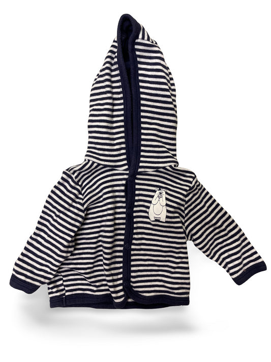 Joggingjacke gestreift - Gr. 50