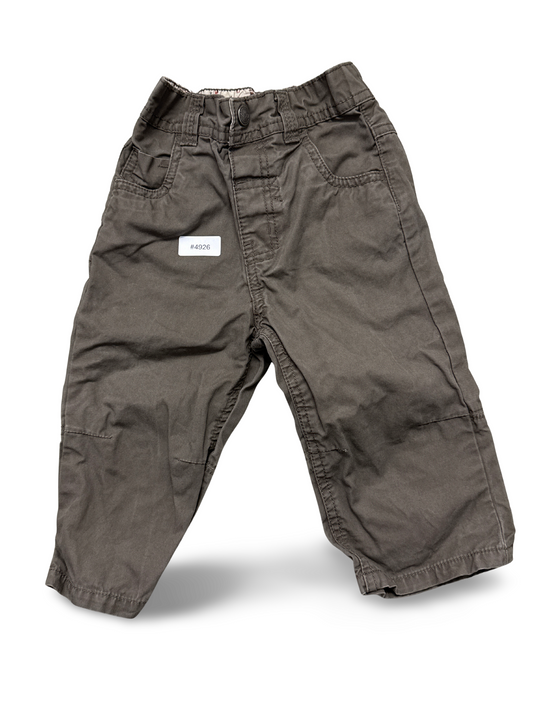 Braune Baumwollhose - Gr. 80