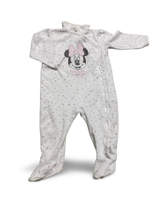 Strampler mit Fuesse und Minnie-Motiv - Gr. 80