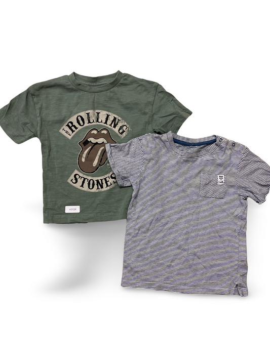 2er Bundle T-Shirts kurzarm - Gr. 104