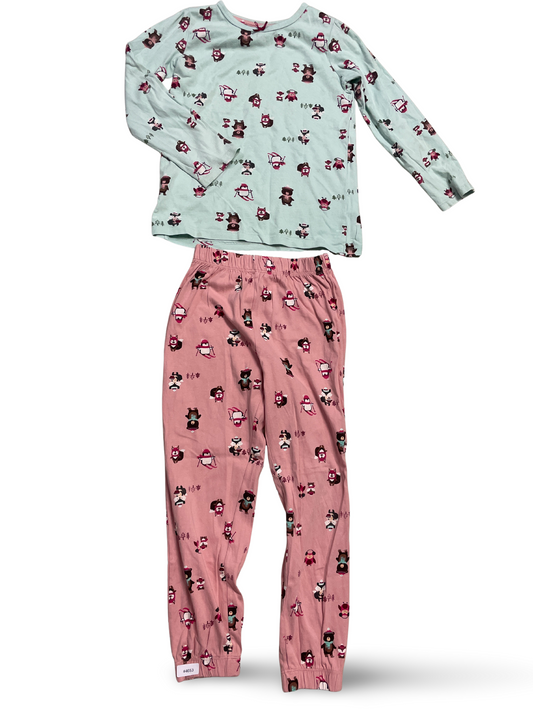 Pyjama-Set Langarmshirt und Pyjama-Hose - Gr. 122