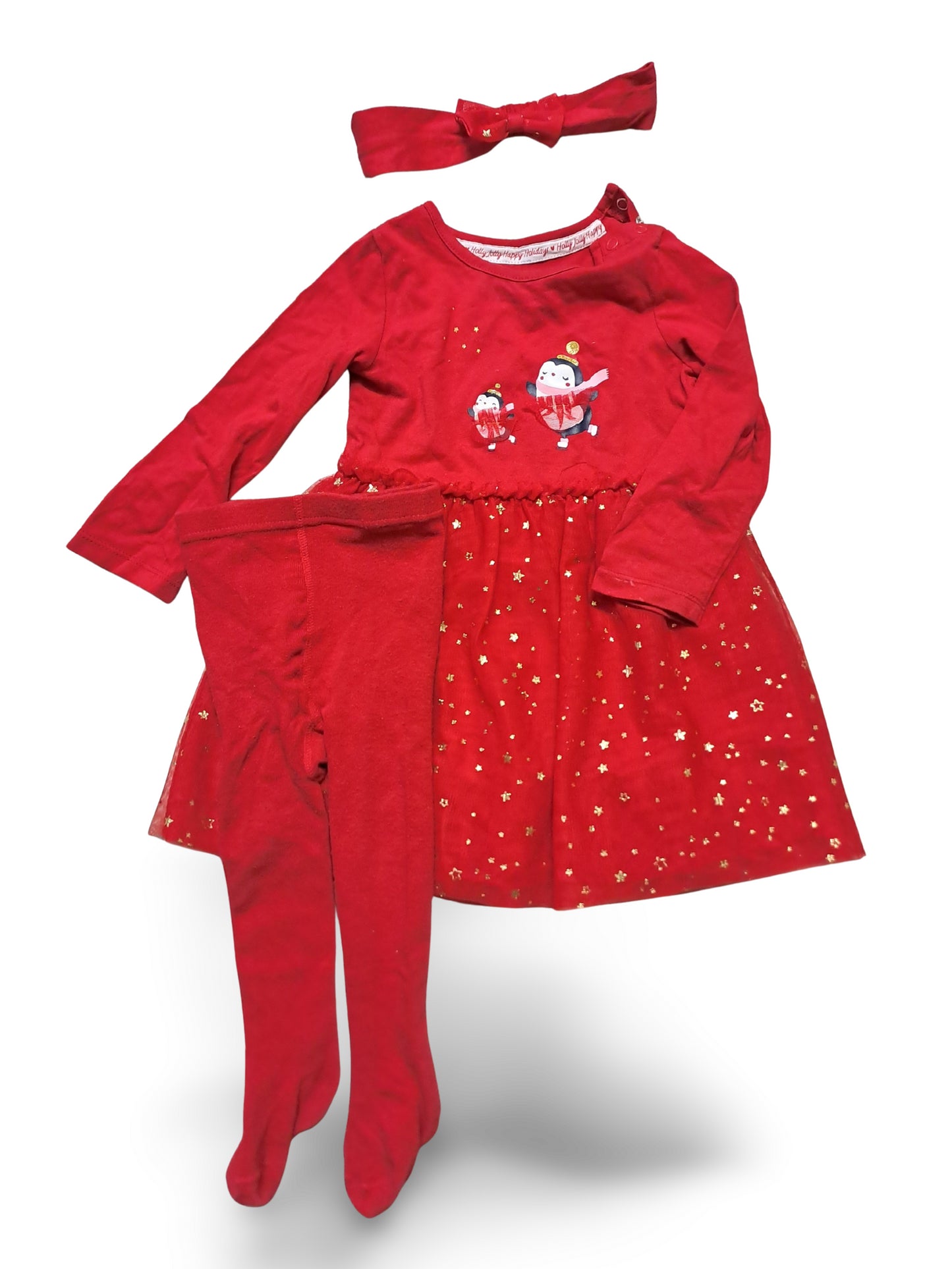2er Set - Kleid Pinguin - Gr. 86