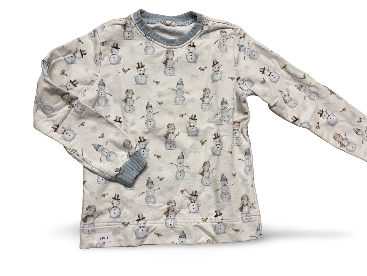 Sweatshirt mit Schneemännern - Gr. 122