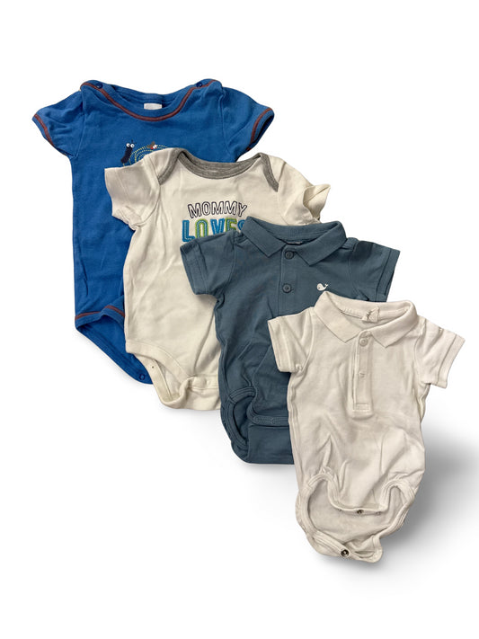 4er Bundle - Body kurz / Polobody - Gr. 56