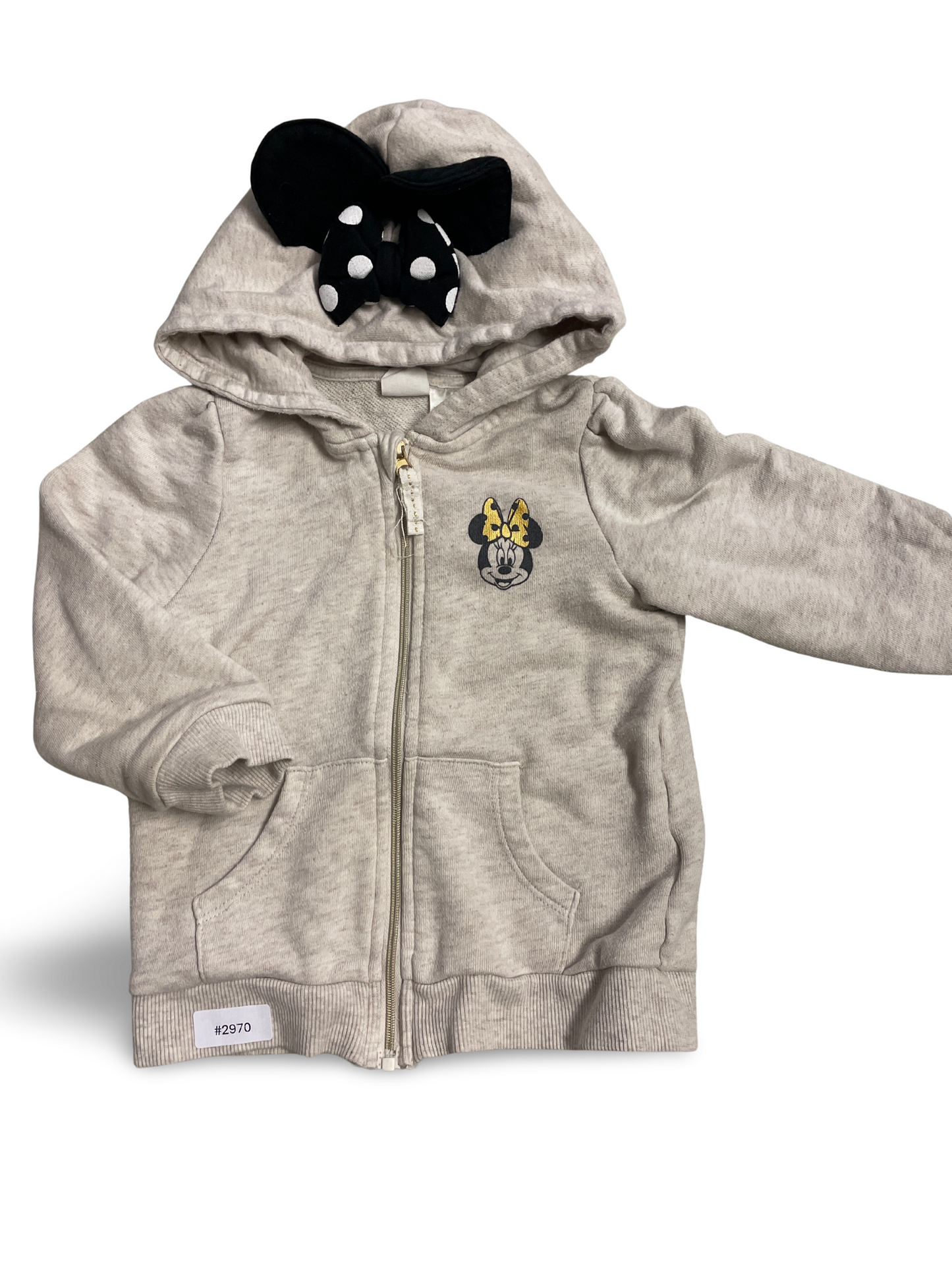 Kapuzenjacke mit Minnie-Ohren - Gr. 86