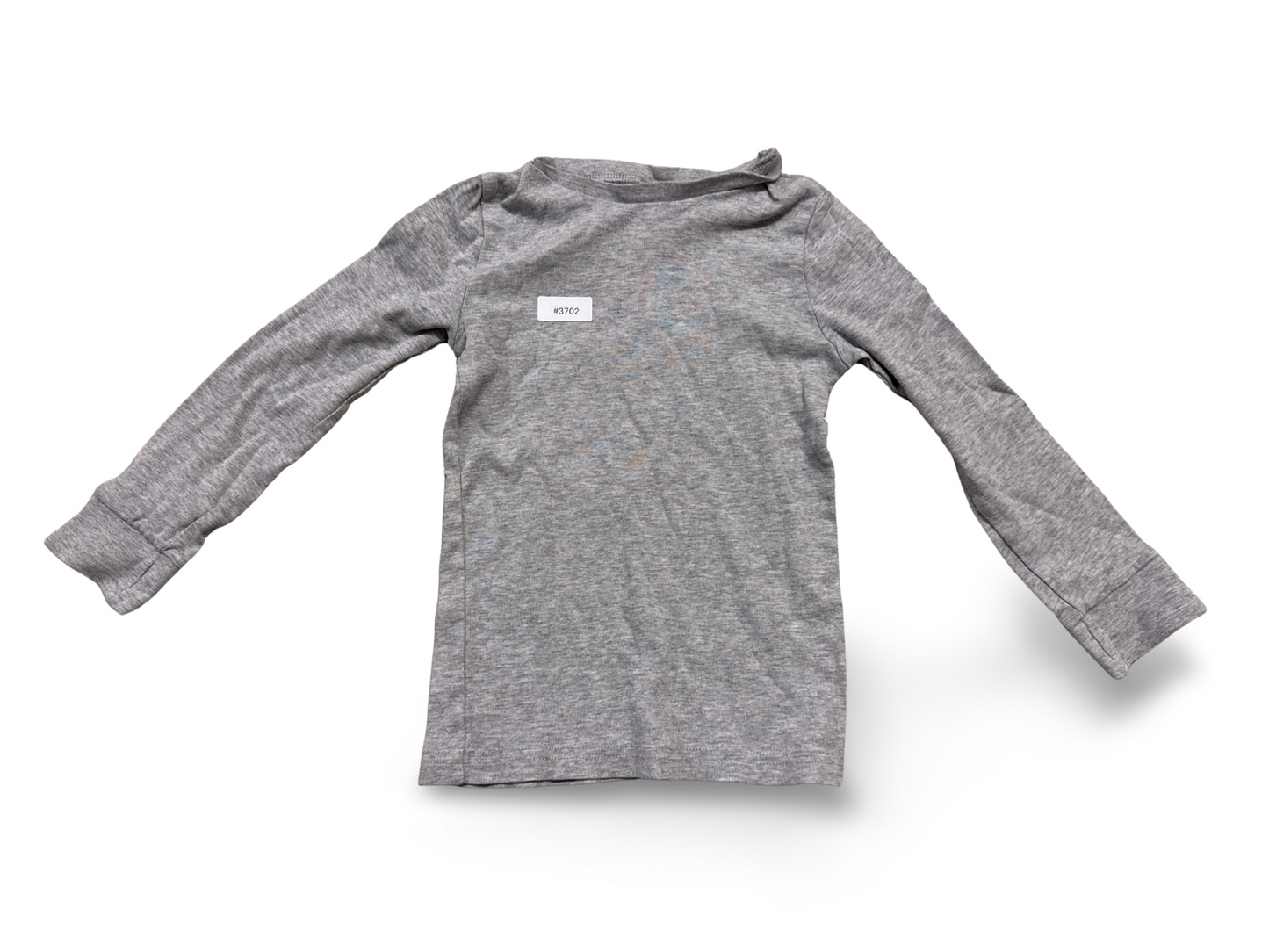 Long-sleeved shirt, grey - size 110