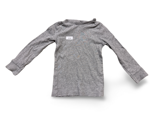 Long-sleeved shirt, grey - size 110