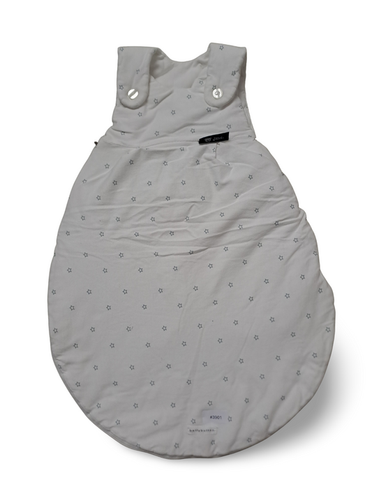 Babyschlafsack Weiss mit Sternchen - Gr. 56