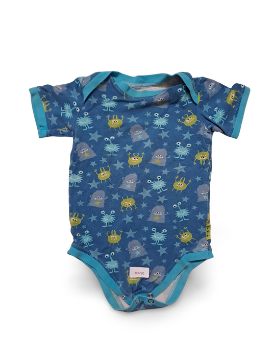 Strampler Kurzarm mit Monsterprint - Gr. 86