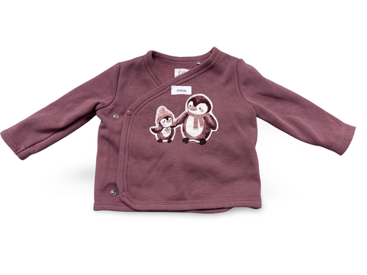 Wickeljacke mit Pinguinmotiv - Gr. 74