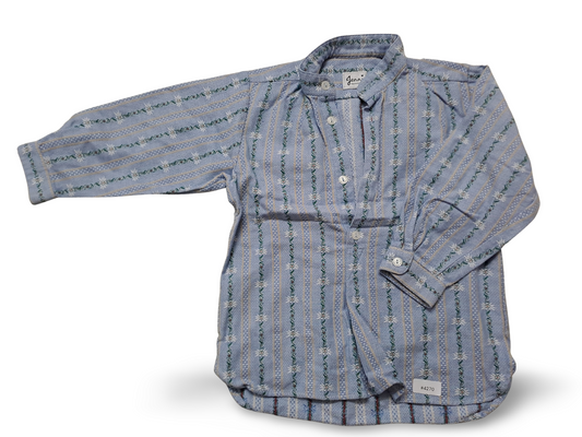 Langarmhemd mit Blumenstickerei - Gr. 122