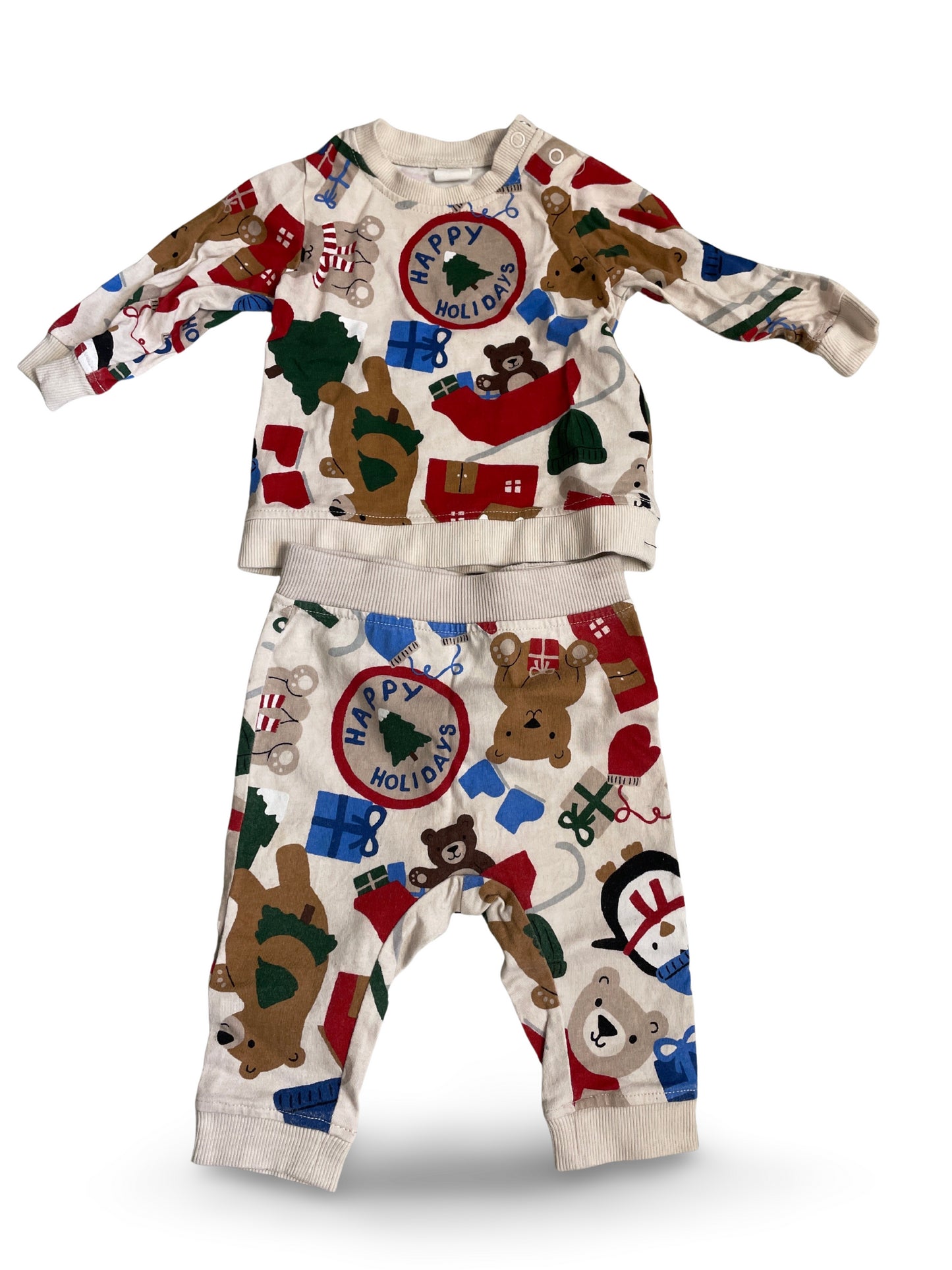 Set of 2 - Christmas jogging suits - size 68