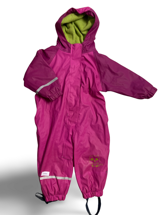Gefütterter Regenanzug mit Kapuze - Gr. 74
