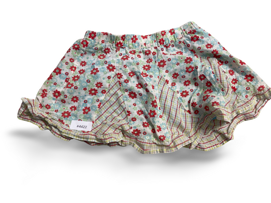 Geblümter Rüschenrock - Gr. 80