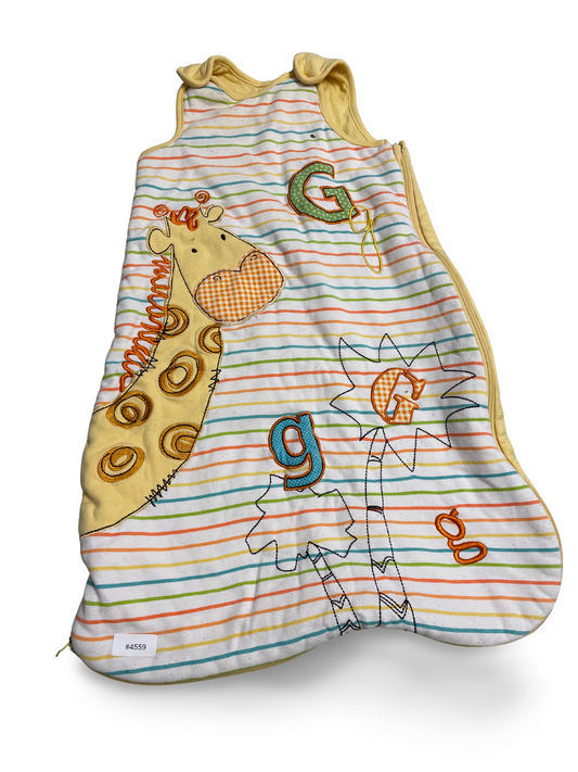 Schlafsack mit Giraffenmotiv gestreift - Gr. 62
