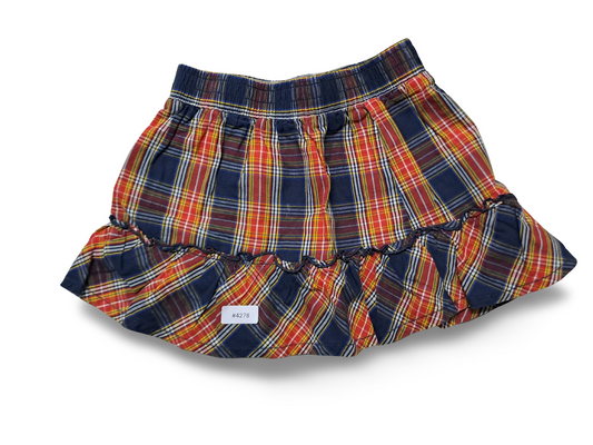 Karierter Volantrock - Gr. 122