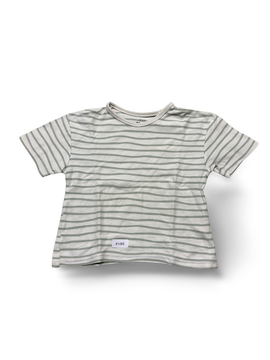 Gestreiftes Kurzarm T-Shirt - Gr. 104