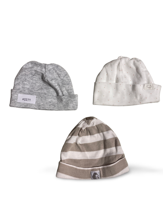 3er Bundle Babymuetze - Gr. 50