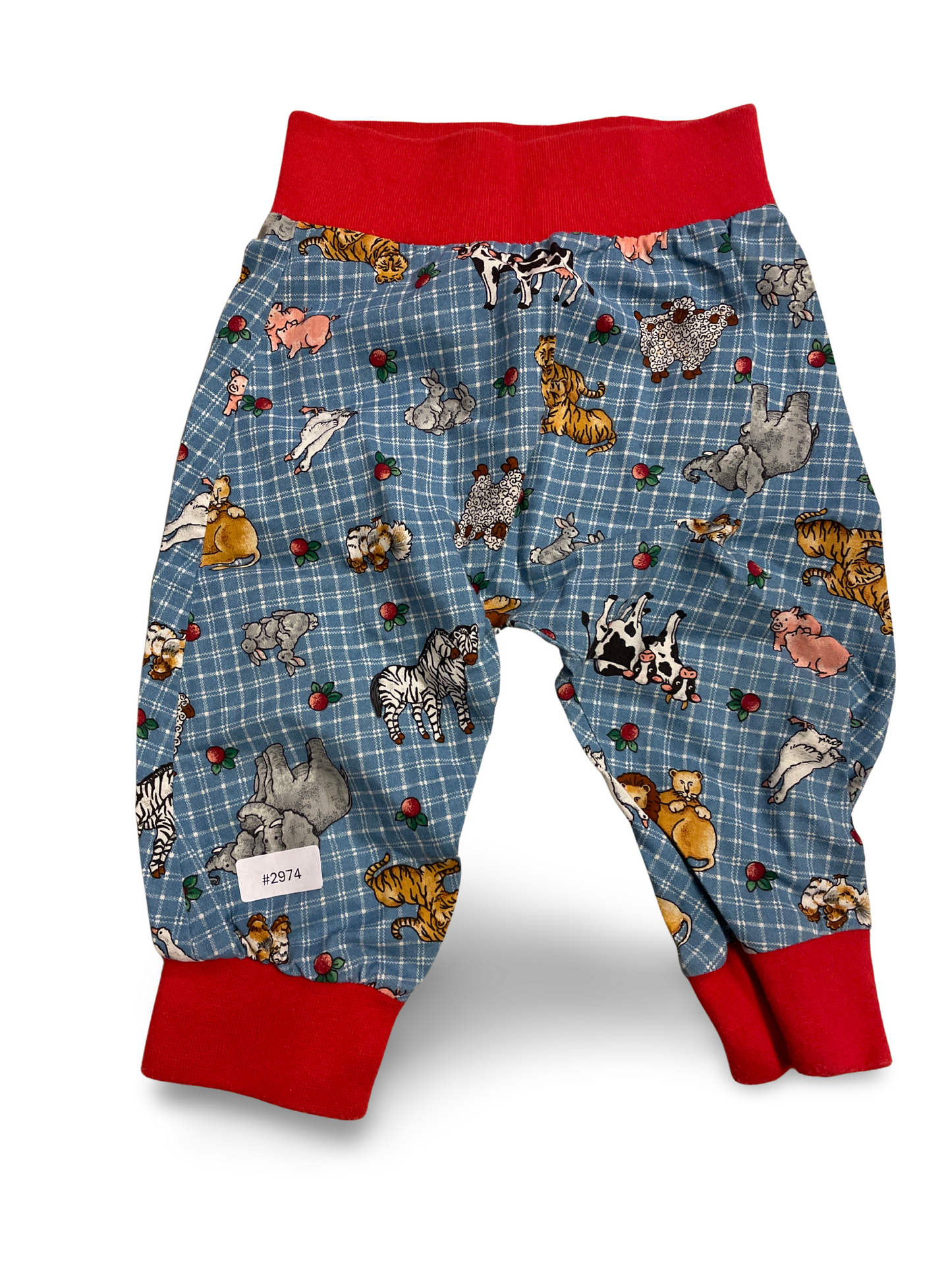 Pumphose mit Tierprint - Gr. 86