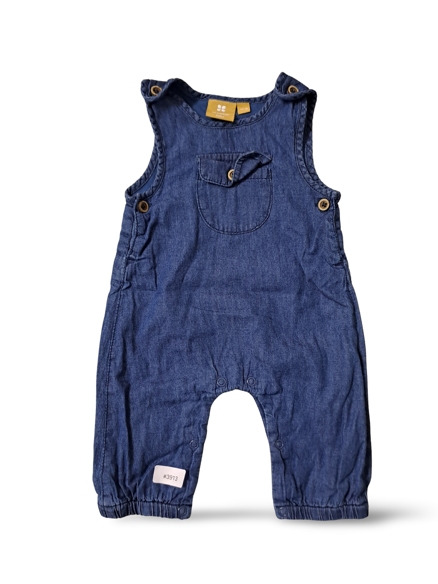 Blauer Jeans Strampler - Gr. 56