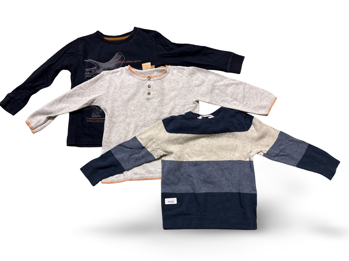 3er Bundle Langarmshirts - Gr. 98