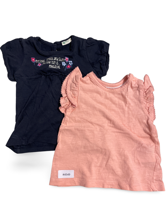 2er Bundle Kurzarm T-Shirts - Gr. 62