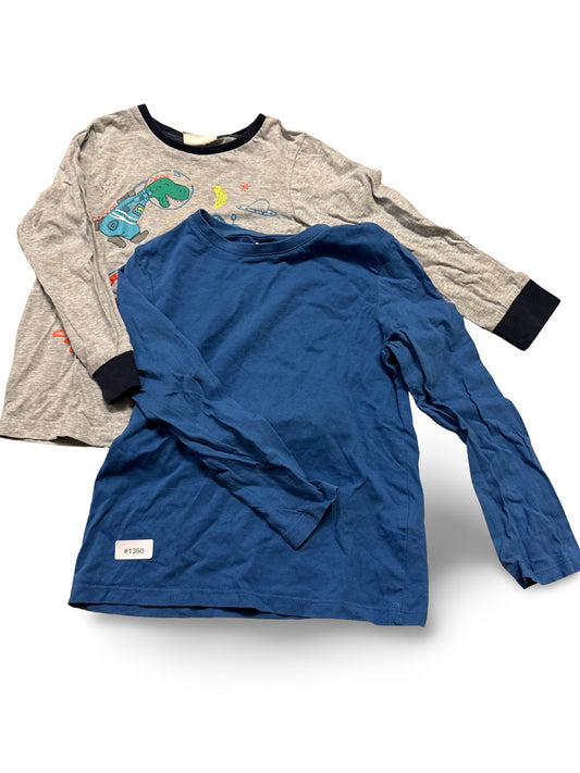 Langarmshirt mit Dinosaurier - Gr. 122