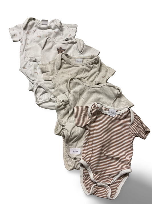 5er Bundle Kurzarm-Bodys - Gr. 50