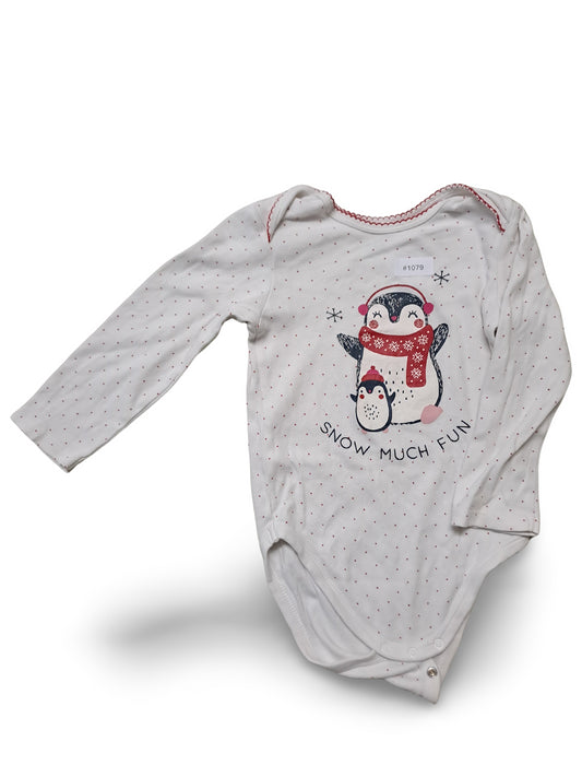 Body mit Pinguin-Motiv - Gr. 98