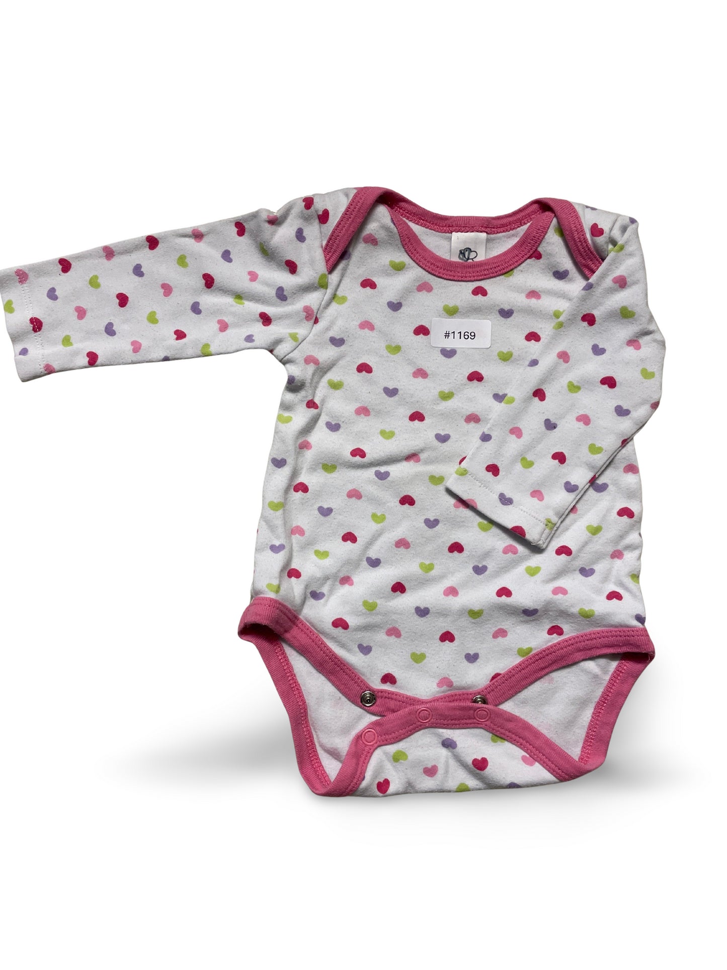Body mit Herzchen - Gr. 74