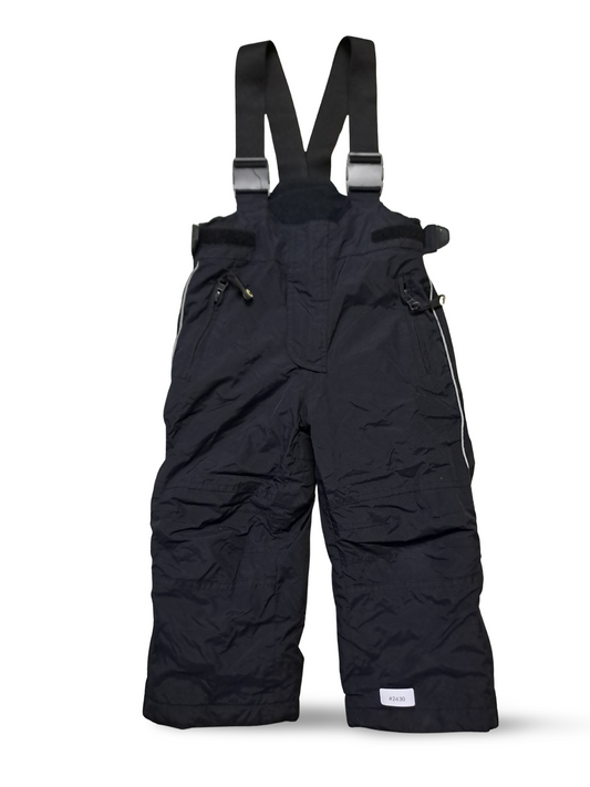 Schneehose mit Trägern, schwarz - Gr. 92