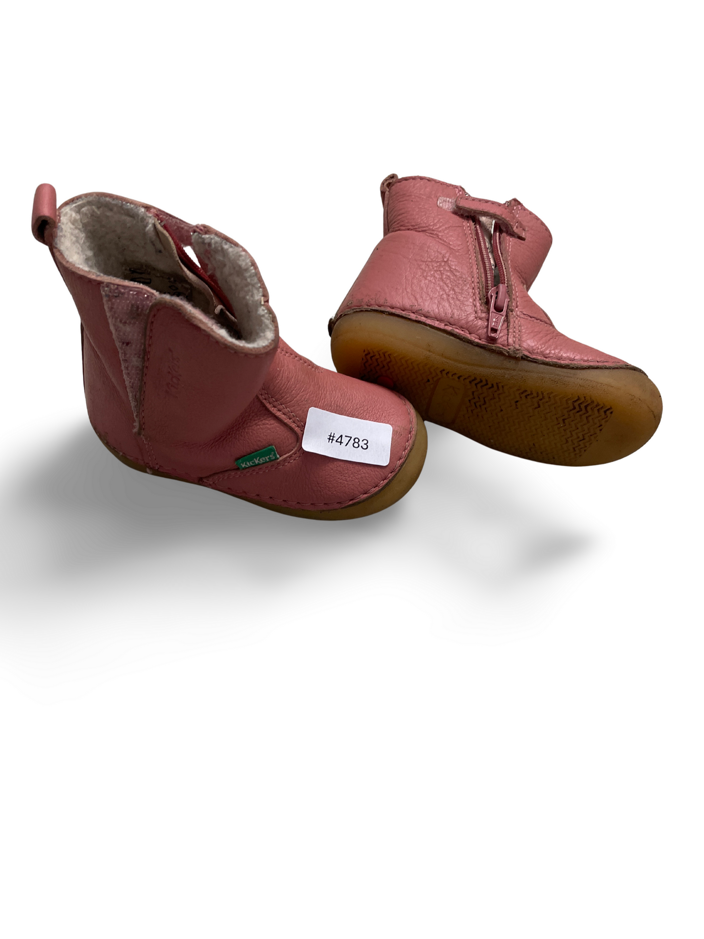 Babyboots rosa gefüttert - Gr. 20