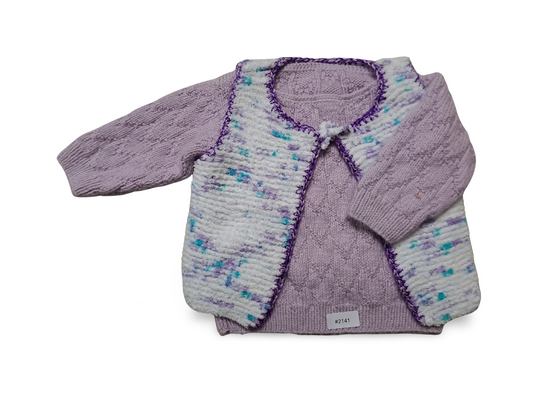 Strickpullover mit Weste - Gr. 80