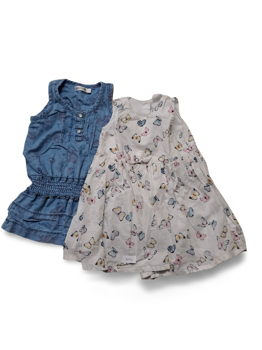 2er Bundle Sommerkleider - Gr. 86