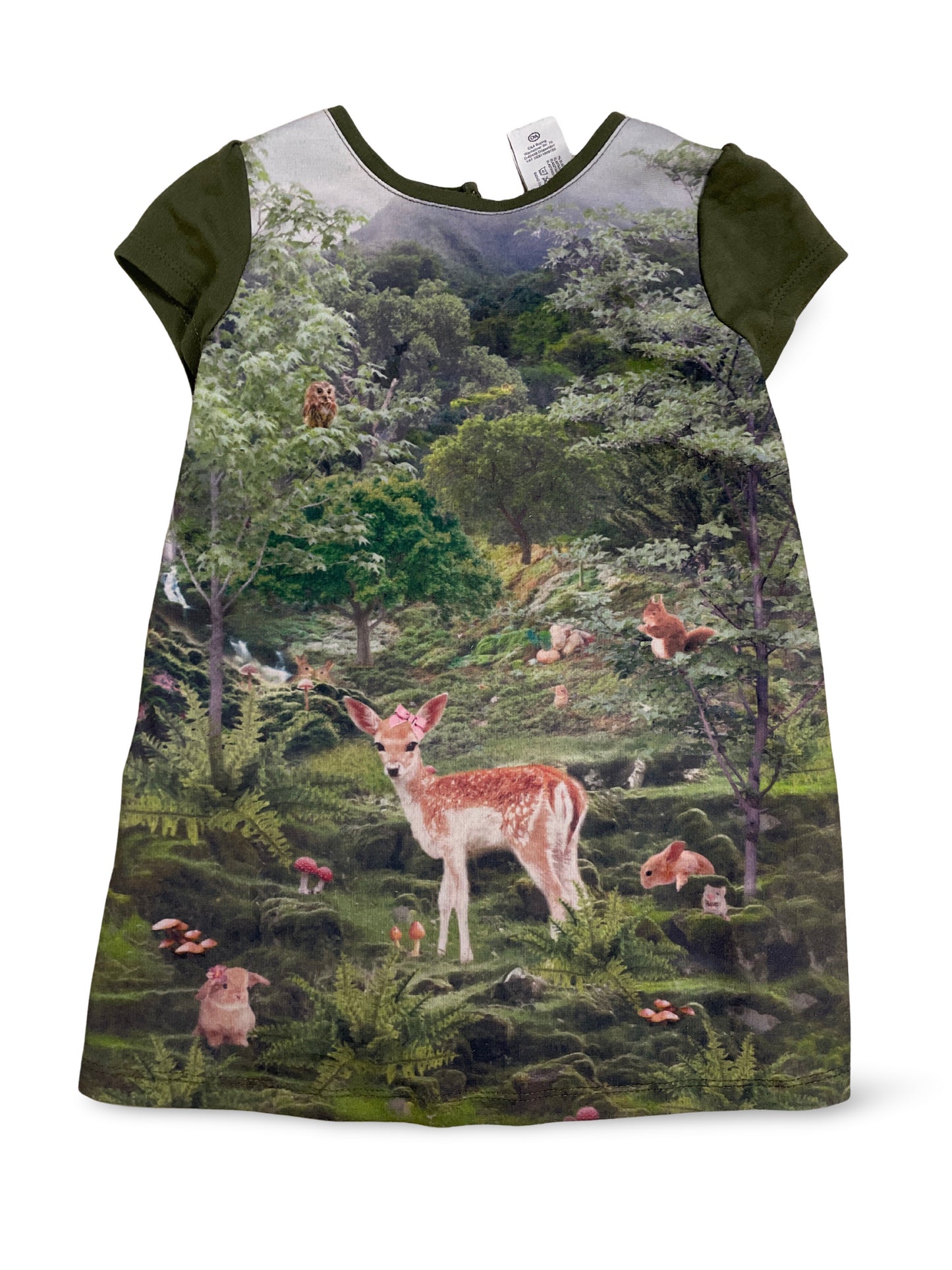 Kleid kurz Reh - Gr. 98