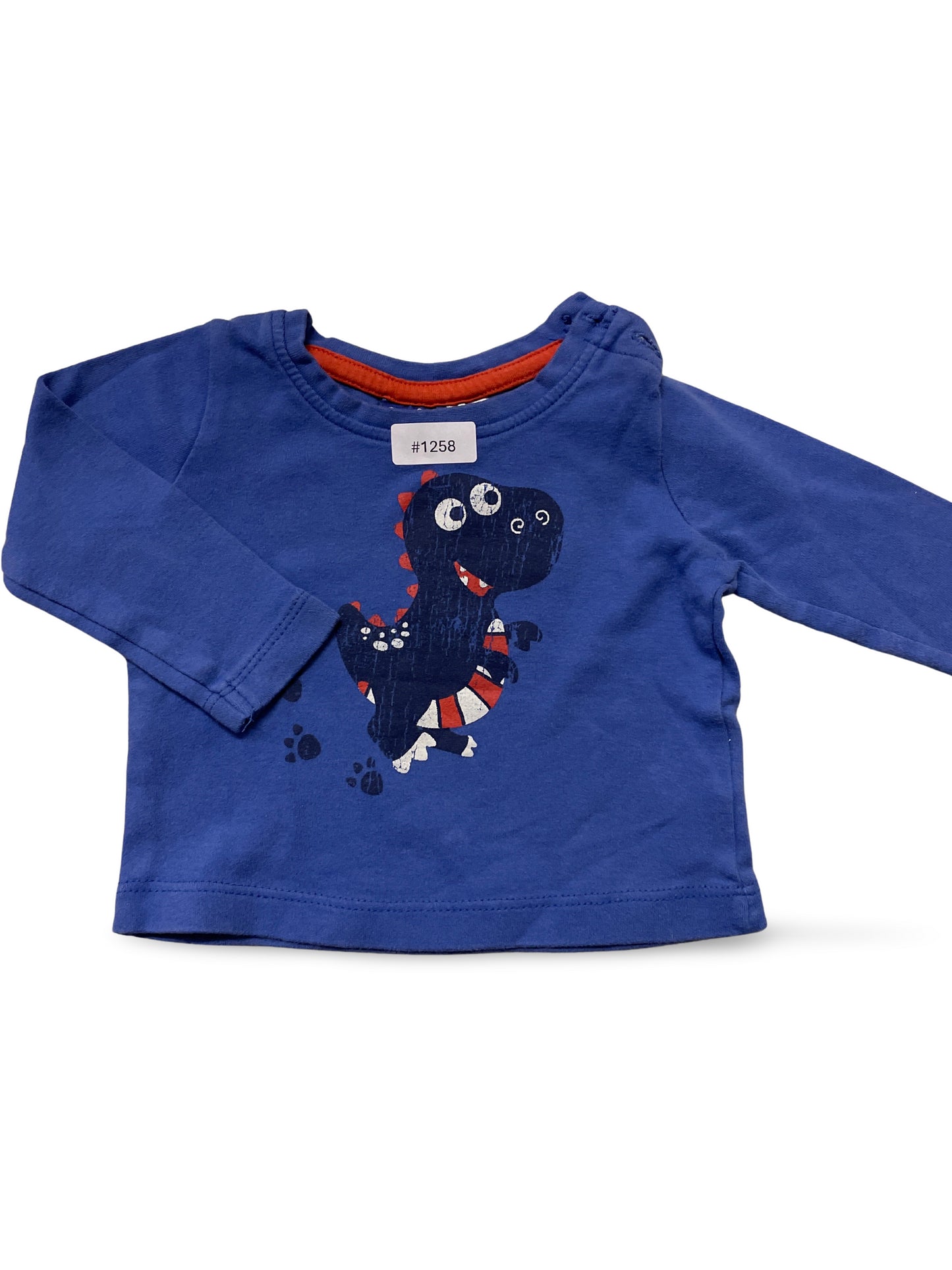Langarmshirt mit Dinosaurier - Gr. 62