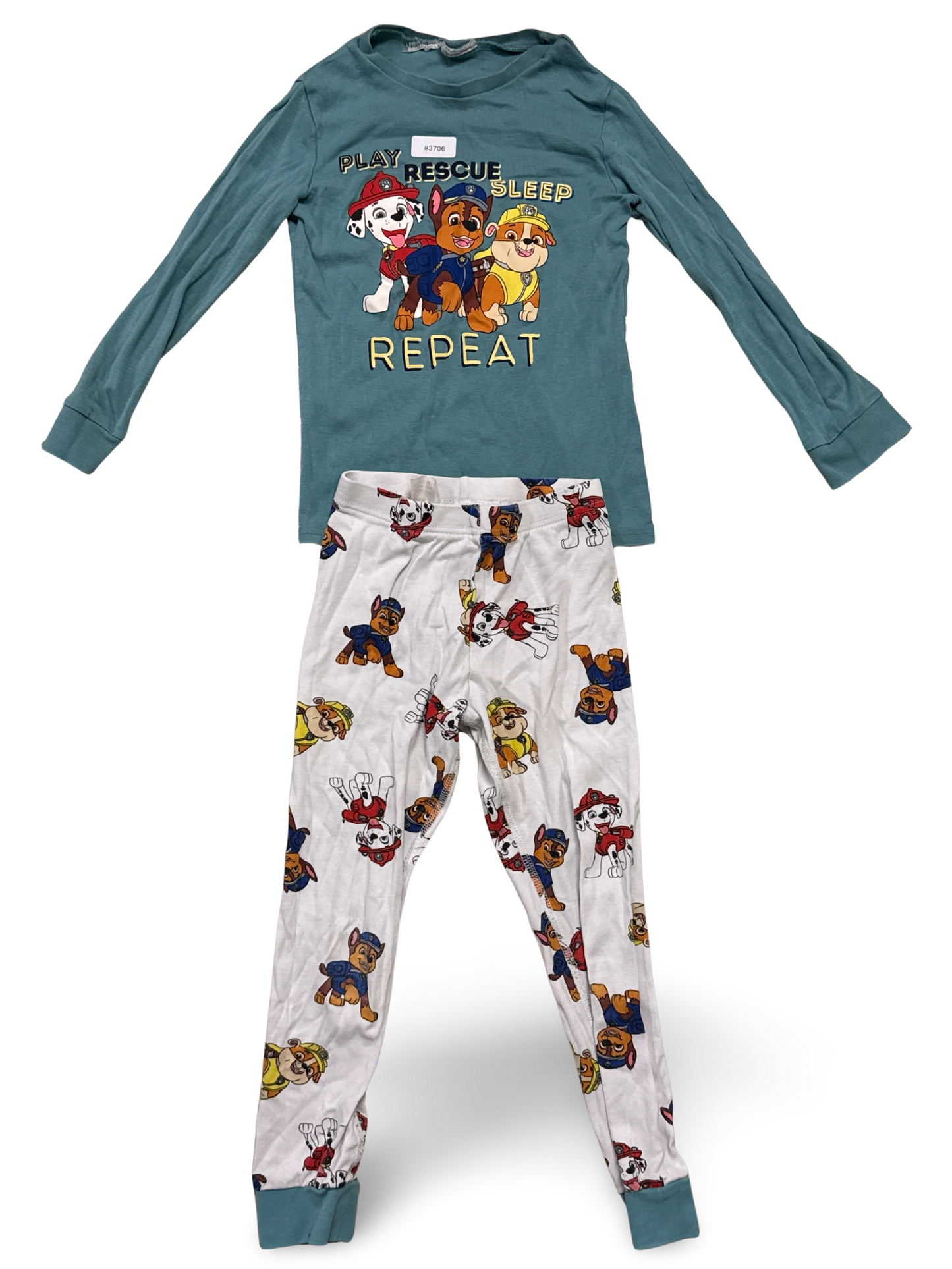 Paw Patrol long-sleeved pajamas with leggings - size 110