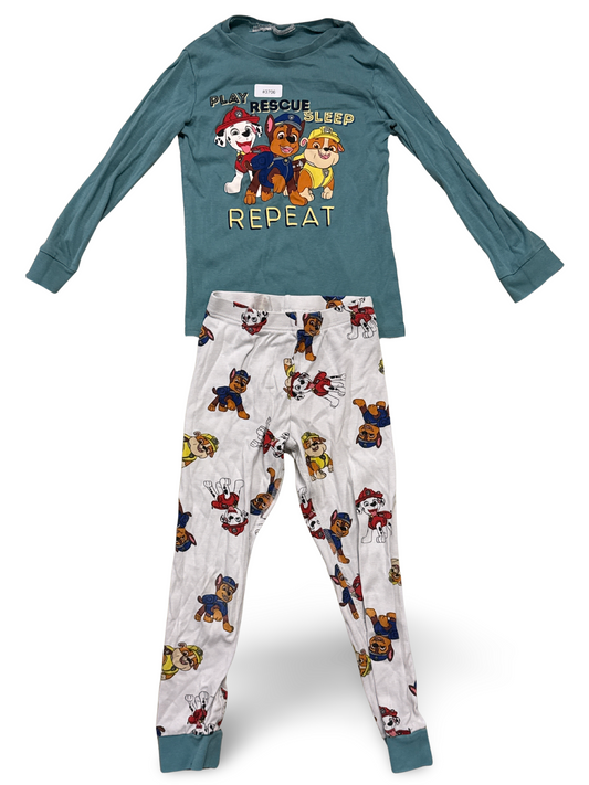 Paw Patrol long-sleeved pajamas with leggings - size 110