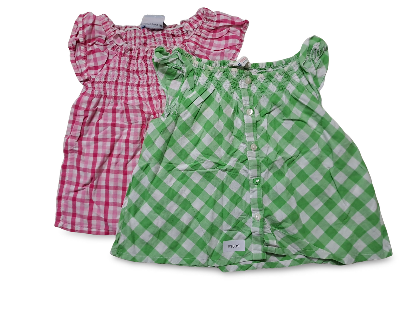 2er Bundle Karierte Trägertops - Gr. 92