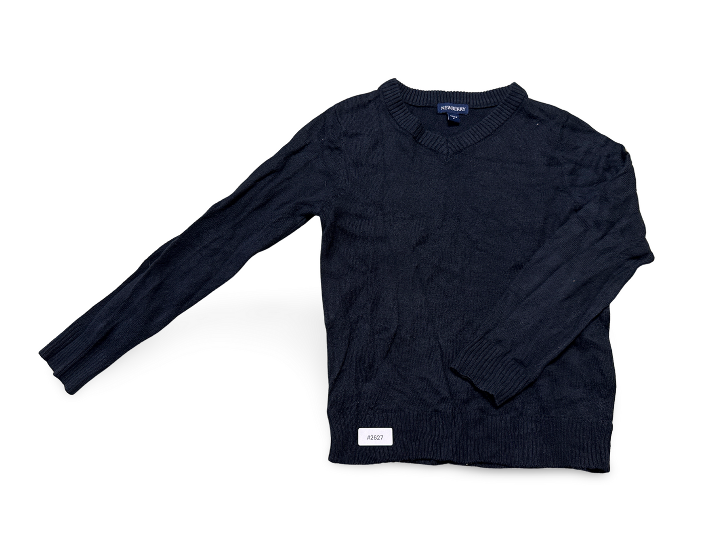 Pullover V-Ausschnitt Dunkelblau - Gr. 116