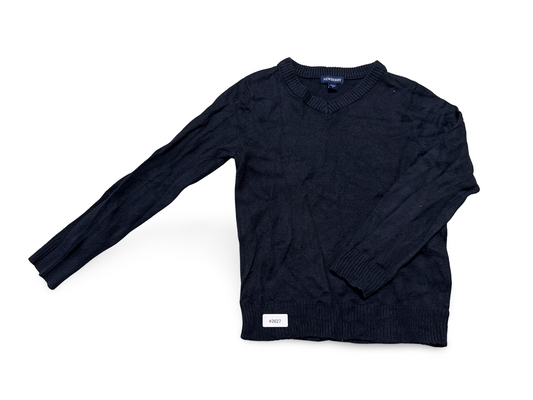 Pullover V-Ausschnitt Dunkelblau - Gr. 116