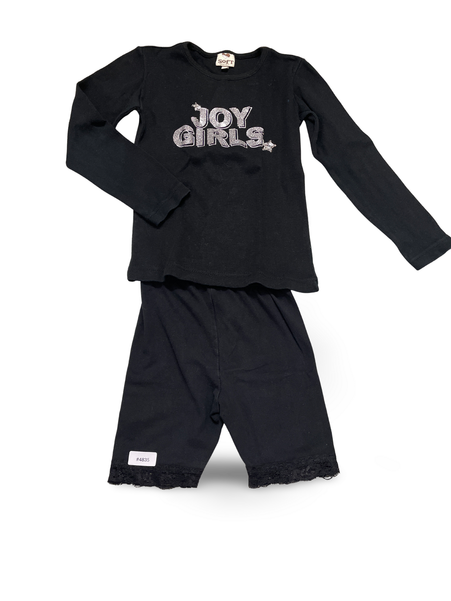 Shirt und Leggings mit Joy Girls Schriftzug - Gr. 116