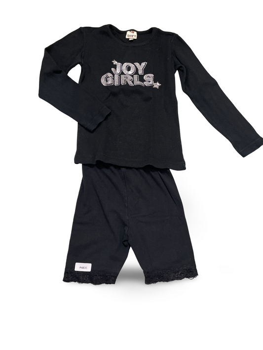Shirt und Leggings mit Joy Girls Schriftzug - Gr. 116