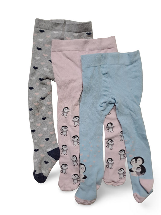 3er Bundle - Strumpfhosen - Gr. 86